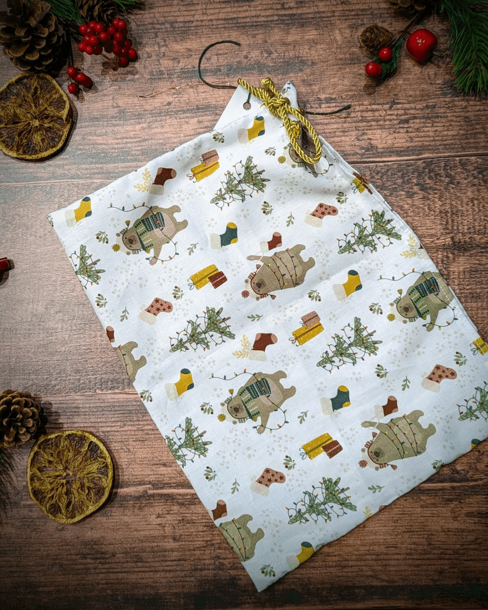 Sacs cadeaux de Noël réutilisables – Image 4