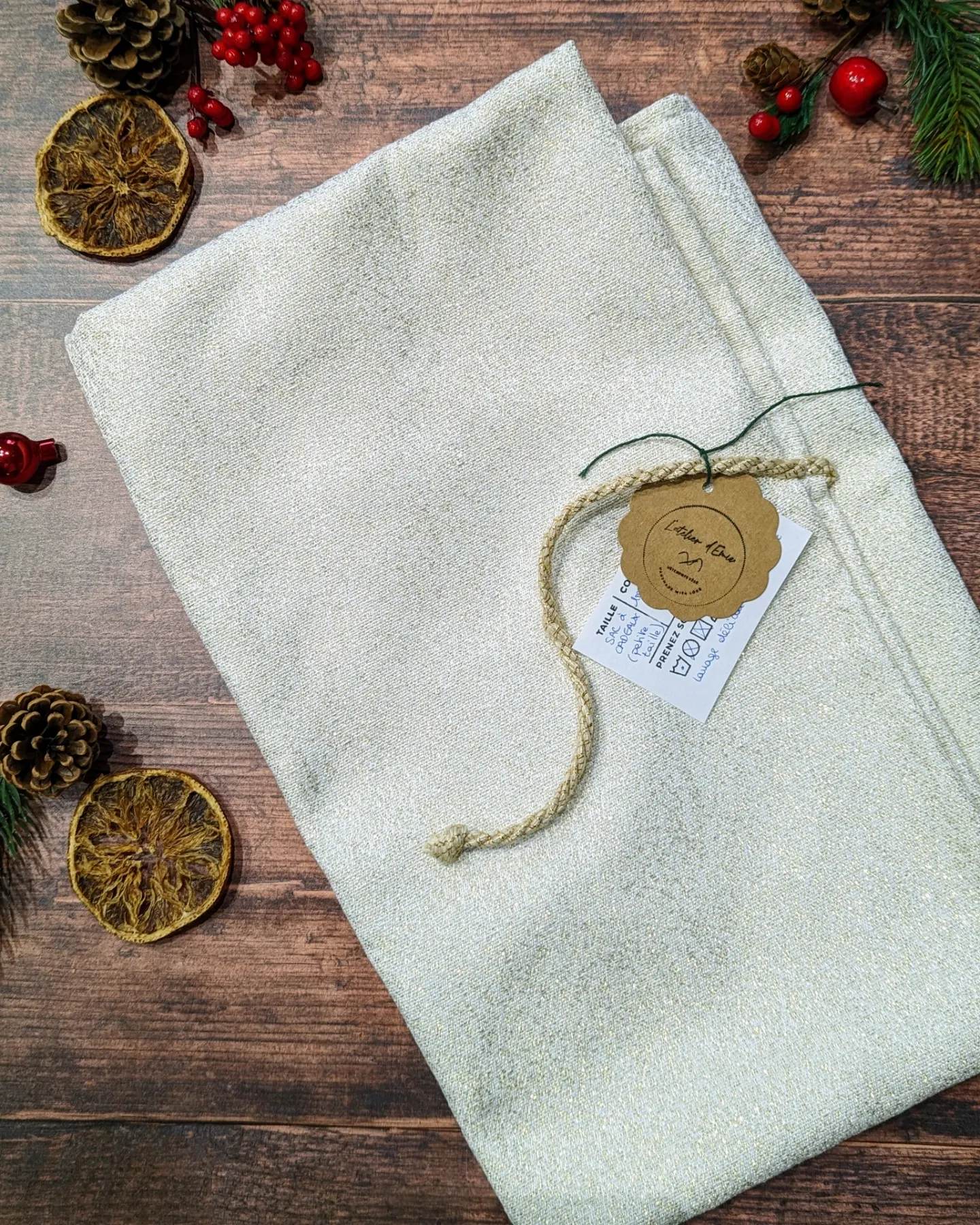 Sacs cadeaux de Noël réutilisables – Image 3