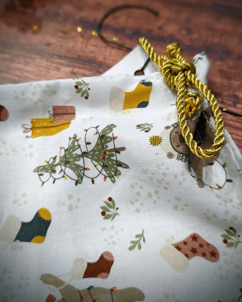 Sacs cadeaux de Noël réutilisables – Image 6