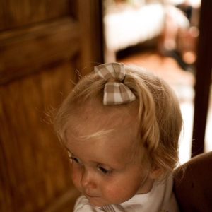 Barrette / nœud cheveux