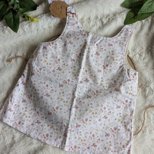 Robe fleurie rose pâle