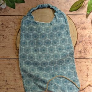 Serviette élastiquée Bleue