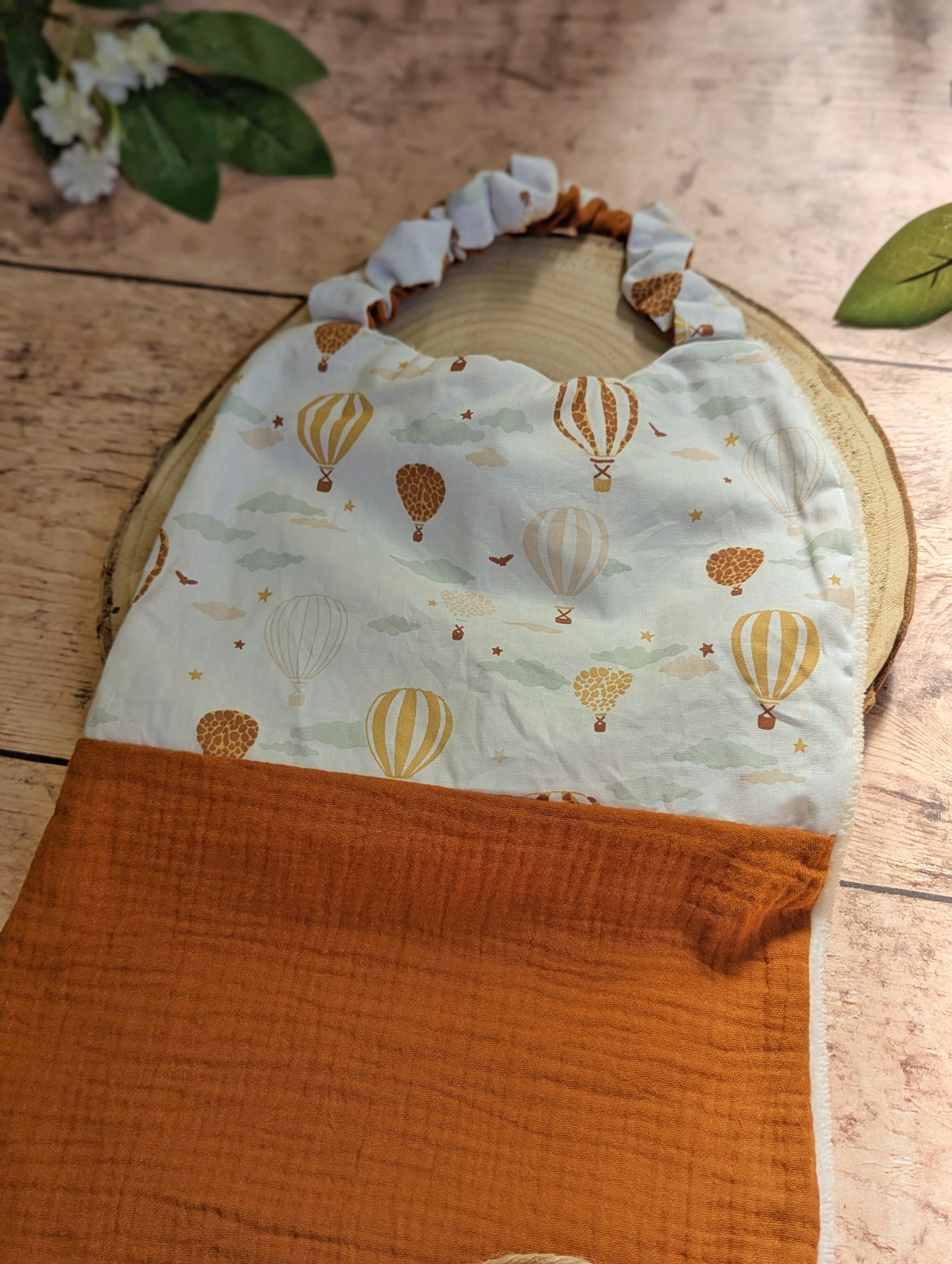 Serviette élastiquée Montgolfière – Image 2
