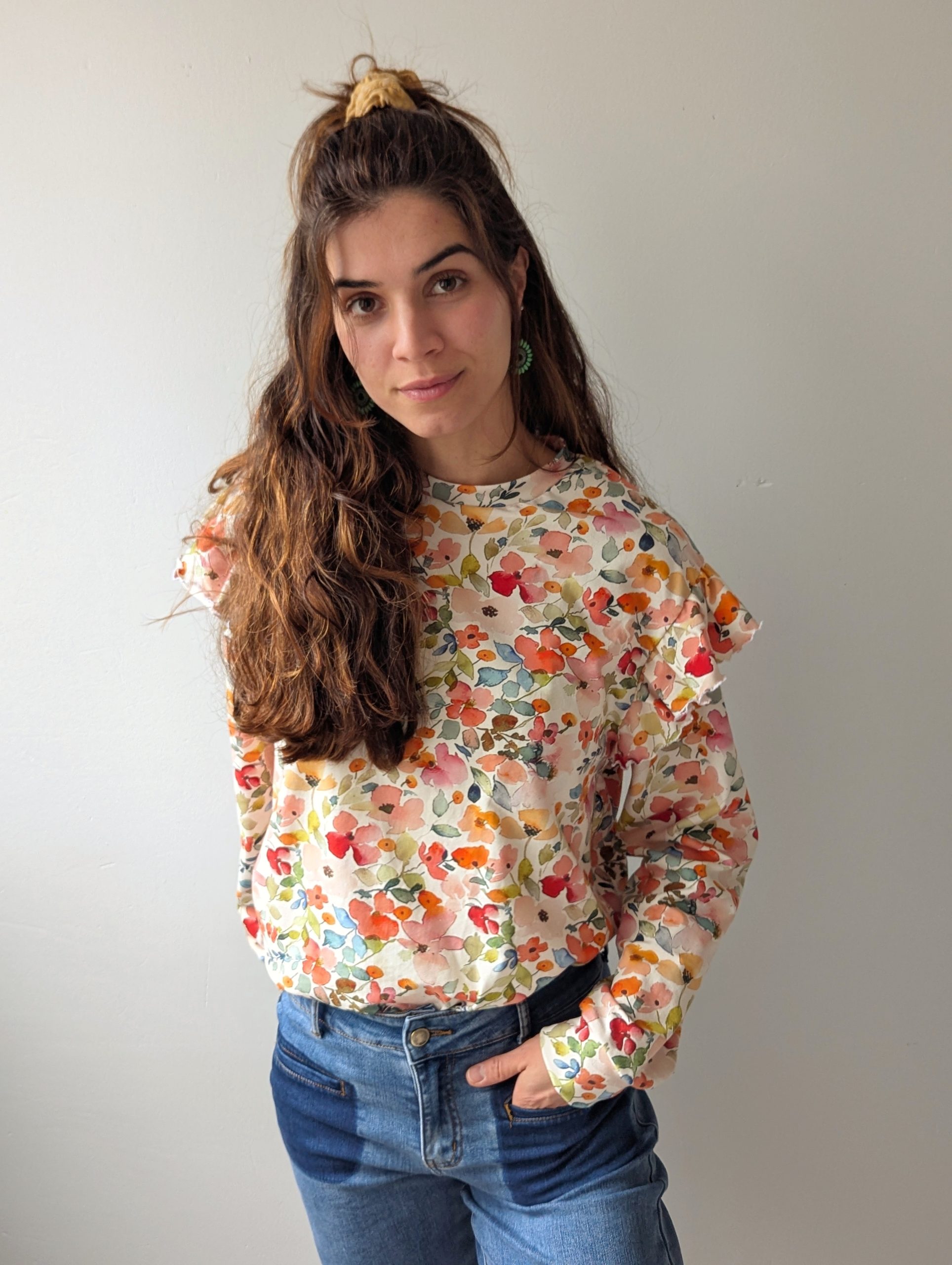 Sweat Rosalie fleuri – Image 3